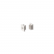 SET OF WHITE PLASTIC END CAPS FOR P162, 1PC WITH HOLE   1 PC WITHOUT HOLE EP162