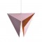 NETTO PENDANT 1XE27 METALLIC PINK GOLD Φ40ΧΗ120CM AD8038PG
