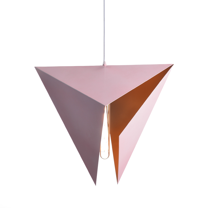 NETTO PENDANT 1XE27 METALLIC PINK GOLD Φ40ΧΗ120CM AD8038PG