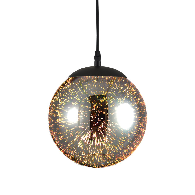 NETTO PENDANT 3D GLASS METALLIC BLACK SUSPENSION Φ20ΧΗ150CM AD804320 NETTO PENDANT 3D GLASS METALLIC BLACK SUSPENSION Φ20ΧΗ150CM AD804320