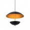 NETTO PENDANT 3ΧG9 METAL BLACK + GOLD Φ43ΧΗ120CM V35229BG