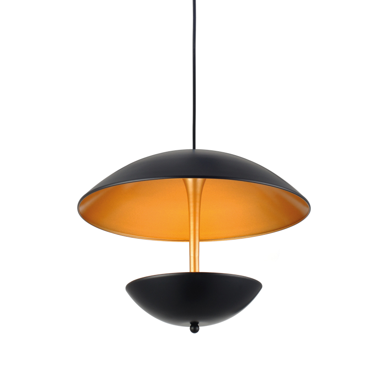 NETTO PENDANT 3ΧG9 METAL BLACK + GOLD Φ43ΧΗ120CM V35229BG NETTO PENDANT 3ΧG9 METAL BLACK + GOLD Φ43ΧΗ120CM V35229BG