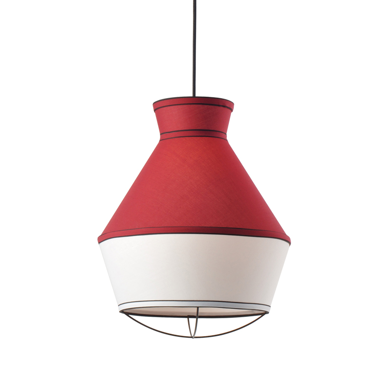 NETTO PENDANT L/F 1XE27 RED WAVE + WHITE Φ35ΧΗ120CM V371961PR NETTO PENDANT L/F 1XE27 RED WAVE + WHITE Φ35ΧΗ120CM V371961PR