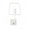 NETTO WALL MOUNTED LIGHT 1XE27 WHITE METAL 25Χ7ΧΗ41,5CM V362491WW