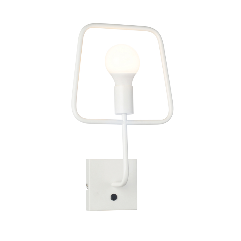 NETTO WALL MOUNTED LIGHT 1XE27 WHITE METAL 25Χ7ΧΗ41,5CM V362491WW NETTO WALL MOUNTED LIGHT 1XE27 WHITE METAL 25Χ7ΧΗ41,5CM V362491WW