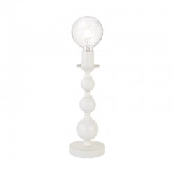 NETTO TABLE LIGHT 1XE27 METAL WHITE Φ13ΧΗ35CM DLA11851TW NETTO TABLE LIGHT 1XE27 METAL WHITE Φ13ΧΗ35CM DLA11851TW