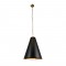 NETTO PENDANT 3ΧΕ14 METALLIC+BLACK/GOLD SHADE Φ40ΧΗ150CM AD8029BG