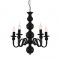 NETTO PENDANT 5XE14 METAL BLACK Φ48ΧΗ101,5CM DLA11855B