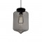 NETTO PENDANT GREY GLASS Φ17cm 1χ40W E27 V292881PGY