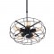 NETTO PENDANT 5XE27 METAL BLACK Φ41XH110CM V352715P