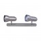 NETTO TRACK WITH 2 MOVABLE SPOTS R63 E27 NICKEL MAT SMU632BNM