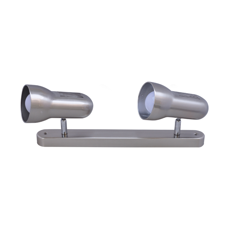 NETTO TRACK WITH 2 MOVABLE SPOTS R63 E27 NICKEL MAT SMU632BNM NETTO TRACK WITH 2 MOVABLE SPOTS R63 E27 NICKEL MAT SMU632BNM