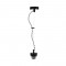 NETTO BLACK BELL D34 1XE27 METALLIC 3700WBB