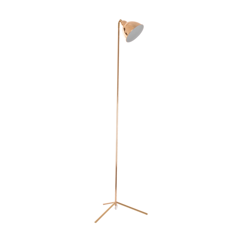NETTO FLOOR LAMP BRASS METAL 1ΧE27 TNK75093CG1F