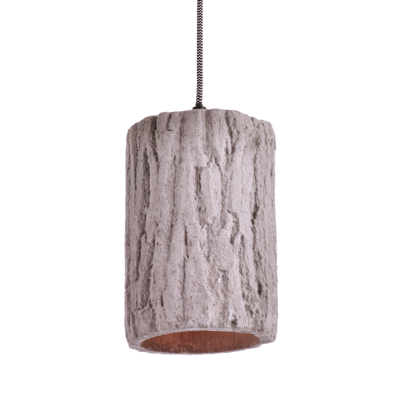 NETTO PENDANT 1XE27 CEMENT Φ14,5xH21cm V351451P