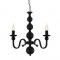NETTO PENDANT 3XE14 METAL BLACK Φ48ΧΗ101,5CM DLA11853B