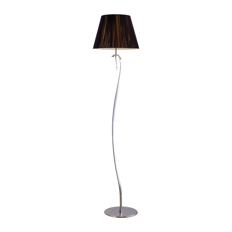 NETTO FLOOR LAMP BROWN CAP D40cm 1.73m 60W E27 WE1191