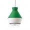 NETTO PENDANT 1XE27 FABRIC EMERALD +WHITE Φ35ΧΗ120CM V371961PE
