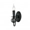 NETTO WALL LAMP METAL BLACK 1ΧΕ14 DLA1921