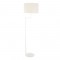 NETTO METALLIC FLOOR LIGHT 1X27 WHITE SHADE Φ40 X Η150cm OD5622FW