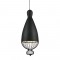 NETTO PENDANT 1ΧΕ27 METALIC BLACK GRID Φ26ΧΗ120CM AD8041BK