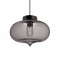 NETTO PENDANT GREY GLASS D27cm 1χ40W E27 V292891PGY