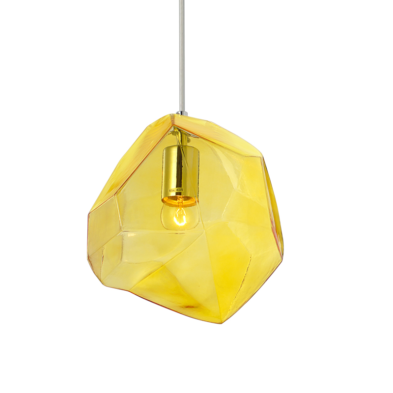 NETTO PENDANT 1XE27 YELLOW GLASS Φ25cm V351891PYE NETTO PENDANT 1XE27 YELLOW GLASS Φ25cm V351891PYE