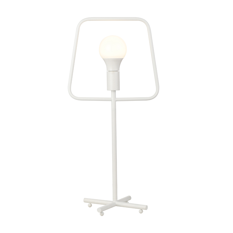 NETTO TABLE LIGHT 1XE27 WHITE METAL 30Χ23ΧΗ63CM V362491TW