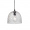 NETTO PENDANT 1XE27 CLEAR GLASS POLYGON Φ24ΧΗ120CM V36352TR