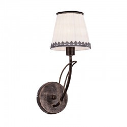 NETTO WALL MOUNTED 1XE14 METAL BROWN GOLD+BEIGE SHADE 14Χ36,5Χ22,5CM DLA11791WBG NETTO WALL MOUNTED 1XE14 METAL BROWN GOLD+BEIGE SHADE 14Χ36,5Χ22,5CM DLA11791WBG