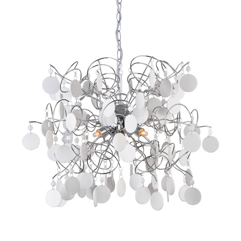 NETTO PENDANT 4ΧG9 WHITE ACRYLIC Φ55XH155CM SF633914W