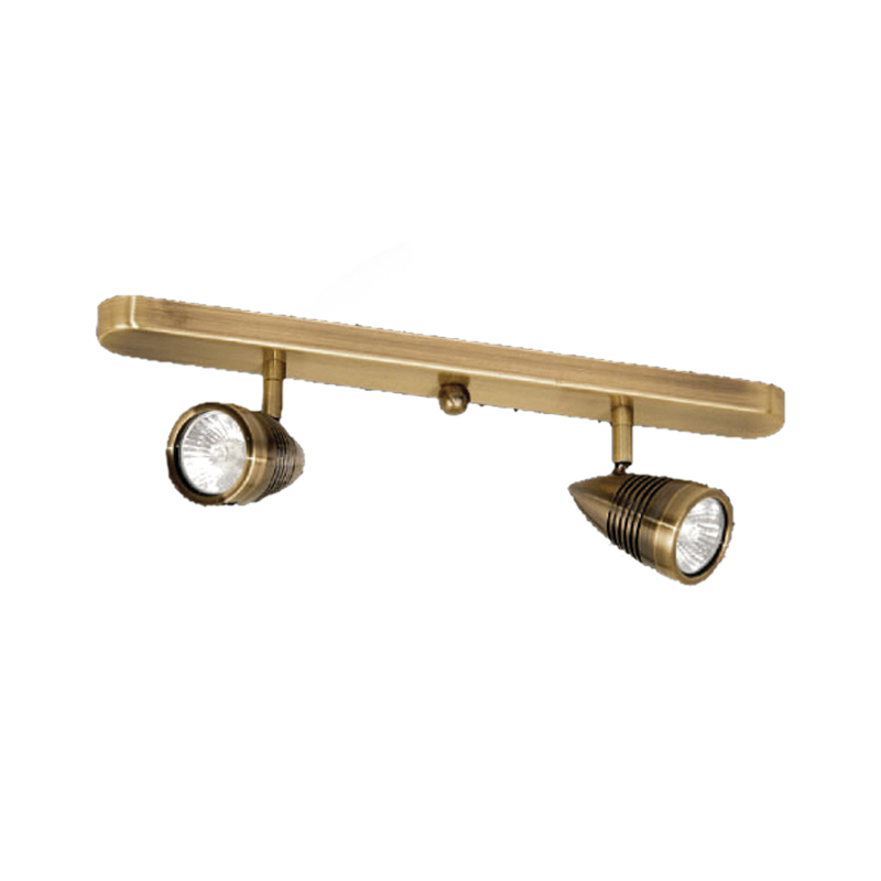NETTO SPOT HUGO 2L BRASS HUGO2WRRA