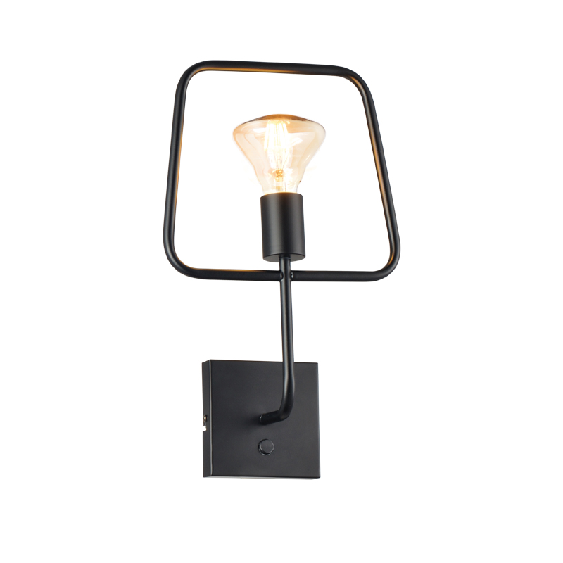 NETTO WALL MOUNTED LIGHT 1XE27 BLACK METAL 25Χ7ΧΗ41,5CM V362491WB NETTO WALL MOUNTED LIGHT 1XE27 BLACK METAL 25Χ7ΧΗ41,5CM V362491WB
