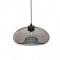 NETTO PENDANT GREY GLASS D28cm 1χ40W E27 V292801PGY