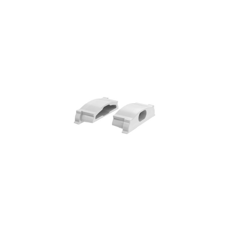 SET OF GREY PLASTIC END CAPS FOR P114N, 1 WITHOUT HOLE 1 WITH HOLE EP114N SET OF GREY PLASTIC END CAPS FOR P114N, 1 WITHOUT HOLE 1 WITH HOLE EP114N