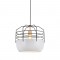 NETTO PENDANT 1XE27 METALLIC WHITE/BLACK/COPPER Φ35ΧΗ120CM AD80361