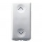 PUSH-BUTTON 1P 250V ac - NO+NO 10A - WITH INTERLOCK - SYMBOL UP AND DOWN - 1 MODULE - SYSTEM WHITE 331GW20521