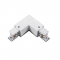 WHITE 90° CORNER SUPPLY 4 WIRES LEFT 4WLWL