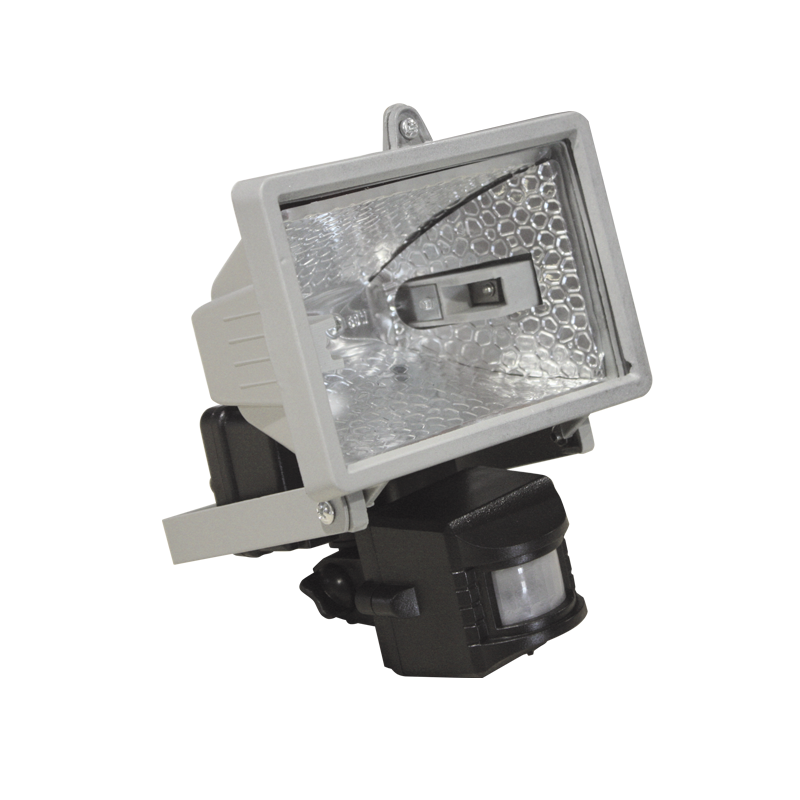 PROJECTOR 500W HALOGEN + SENSOR GREY COLOR AC.045006SG