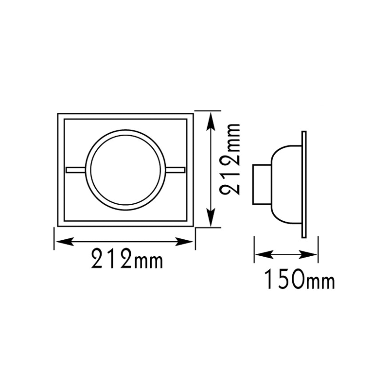 SPOT LIGHT WITHOUT GEAR BOX AC.045XF001J