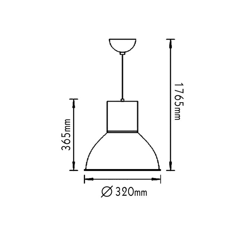 SUSPENSION LIGHT XF12G E27 AC.045XF12G