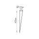 Wall lamp MR16 50W AC.045XF200