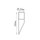 Wall lamp with glass E14 AC.045XF200B