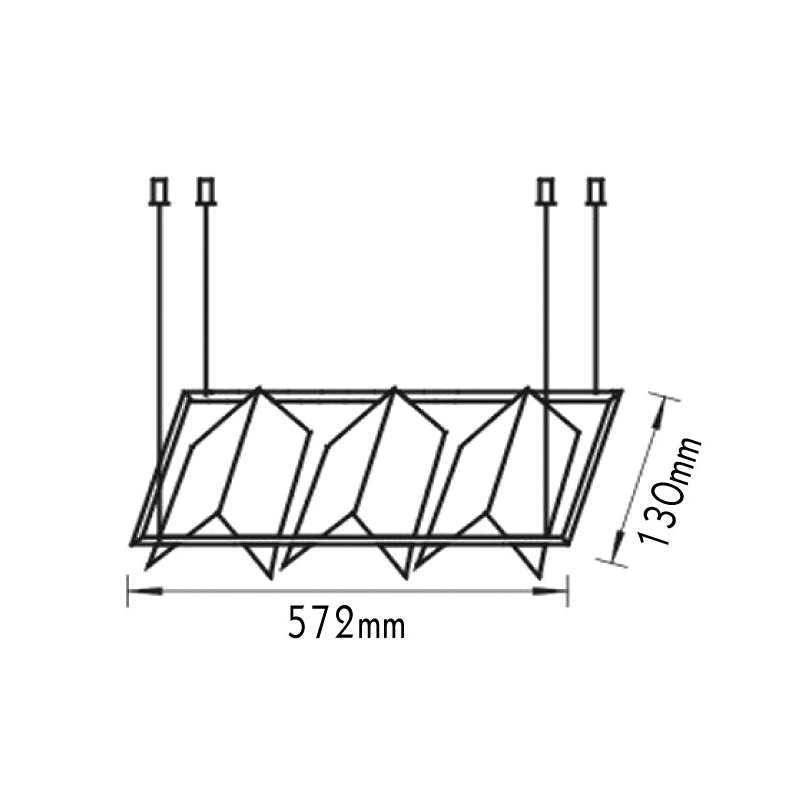 Suspension light G9 3X50W AC.045XFGJ3