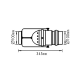 SPOT E27 metallic grey PAR30 AC.045XFST3