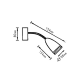 WALL LAMP E14 ALUMINUM INOX AC.045XFWL19