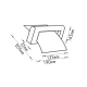 Wall lamp WL25 SG AC.045XFWL25