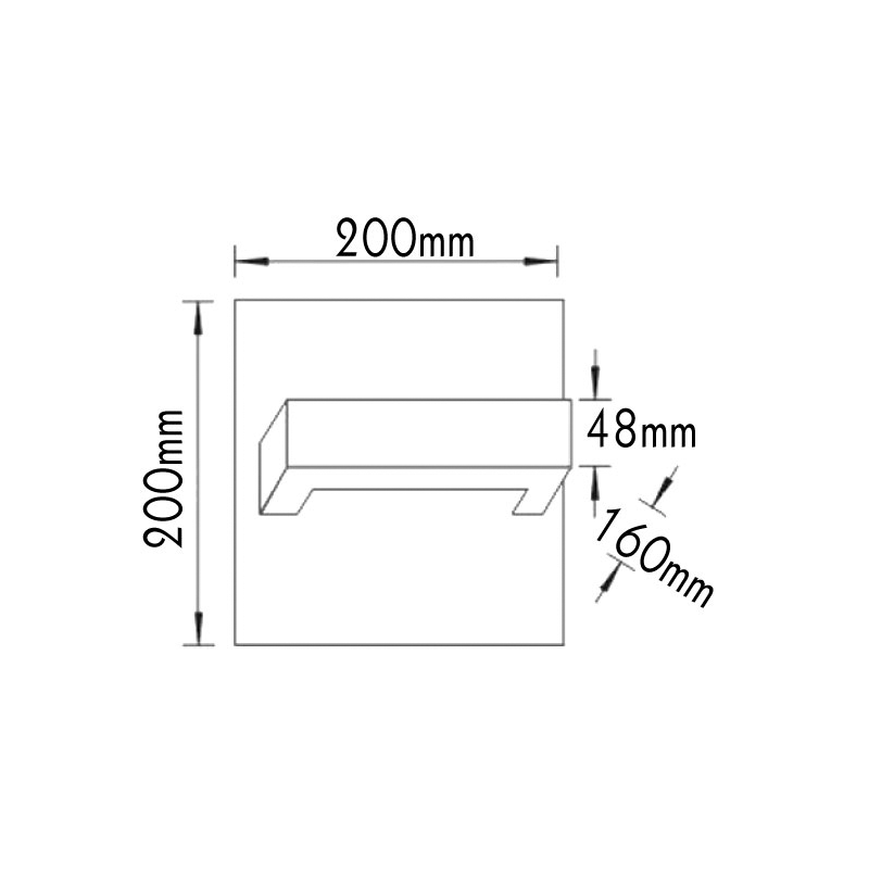 Wall lamp 100W AC.045XFWL26