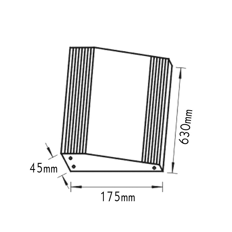 Wall lamp 1X14W T5 AC.045XFWL28