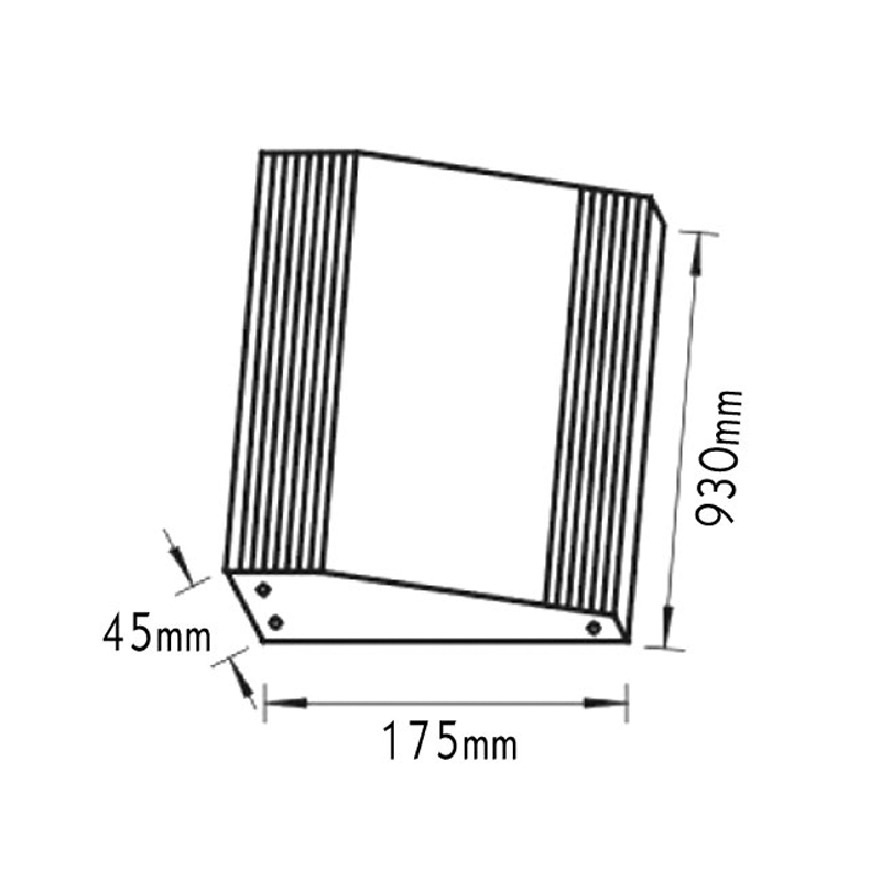 Wall lamp 1X21W T5 AC.045XFWL29